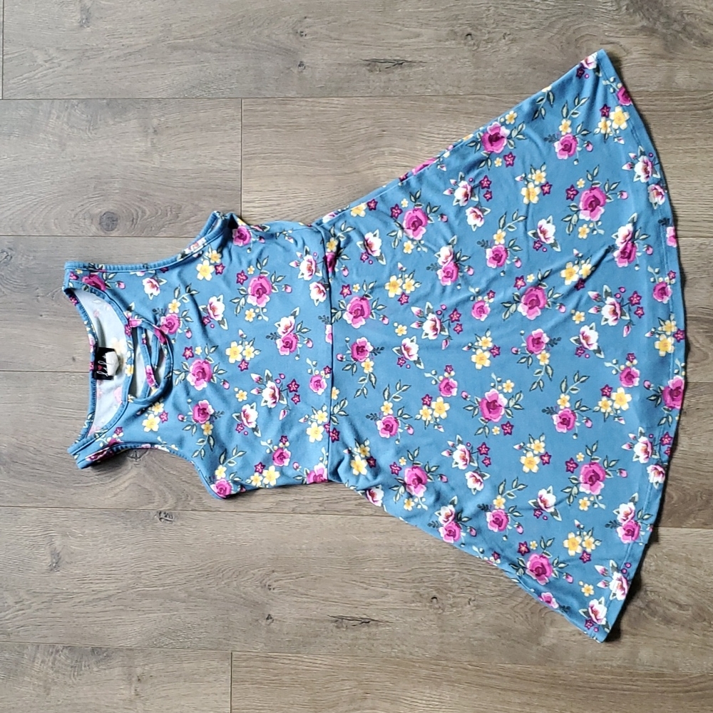 Flower Printed Dress Size 8